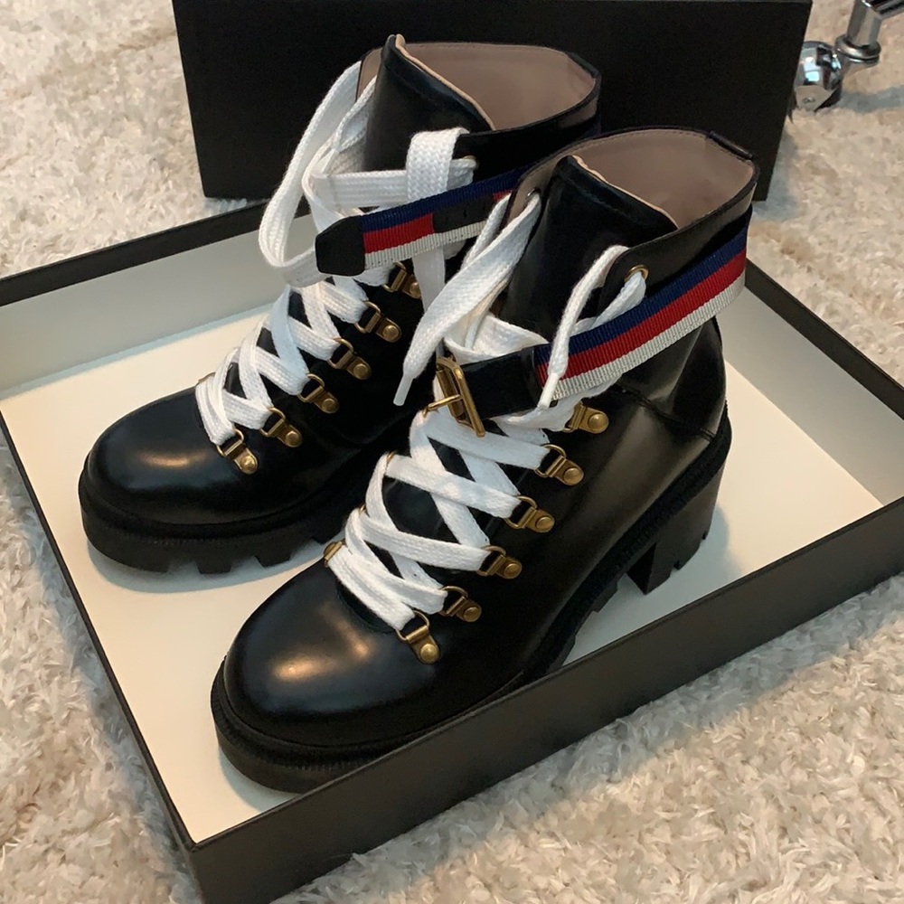 Women’s Gucci Magnum Calf/NS GR.GR.PESANTE Boots